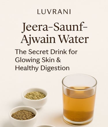 natural organic and Ayurvedic drink for digestion and glowing skin
