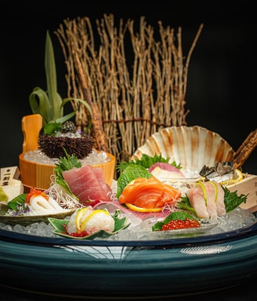 Akira Back elegant fine dining space at Mandarin Oriental London with modern decor.
