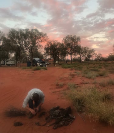 Dónde dormir en kings canyon, australia