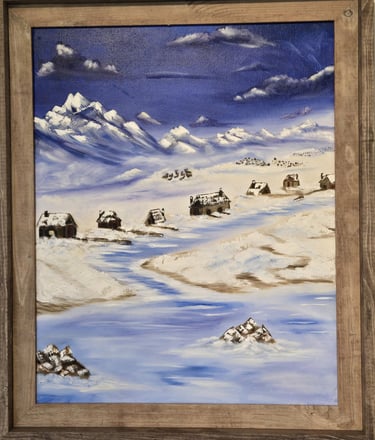 Mount Neighbors (painting) Kylee Nicole Smith