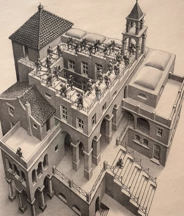 Ascending and Descending, 1960 Litograph ©16mag