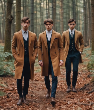 A young woman wearing a sleek, modern urban outfit standing confidently on a city street at sunset.