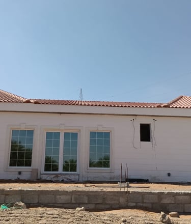 نوافذ UPVC عازلة للحرارة والصوت