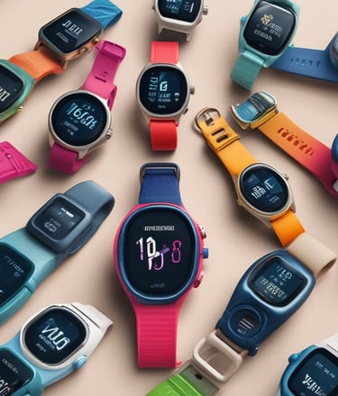 A sleek water bottle beside a planner and a timer on a bright, clean workspace.