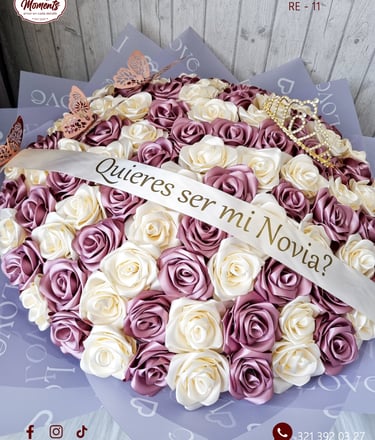 ramo de 100 rosas eternas Pereira