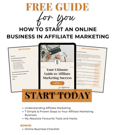 3 pages of free guide to affiliate marketing success