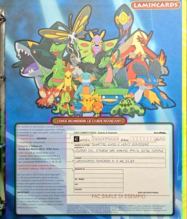 Classeur jaune Lamincards spécial édition 3 pages