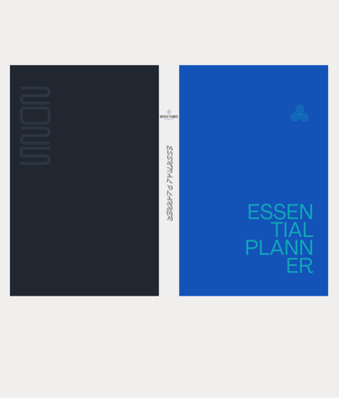 Acquista Essential Planner: Colore Blue Spirit. Blu Navy-Elettrico, Grigio, Nero