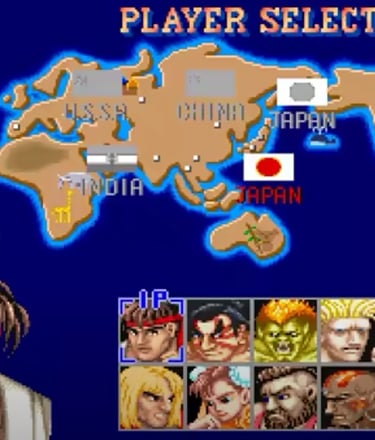 Pix Brix - Street Fighter 2 Character Selection