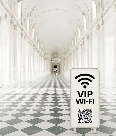 Snabbt och säkert gäst WiFi utan lösenord via QR-kod – Sweden WiFi för hotell , Airbnb, vandrarhem