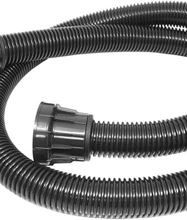 a black hose with a hose attached to it