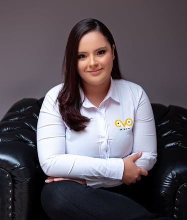 foto de colaboradora da empresa Evo Network