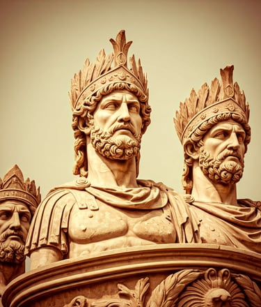 En las profundidades del tiempo, los reyes de Roma trazaron los primeros surcos de la leyenda. Sus n
