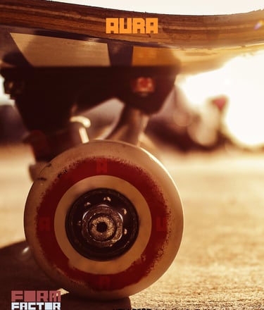Aura Skate: Form Factor Wheel Mockup
