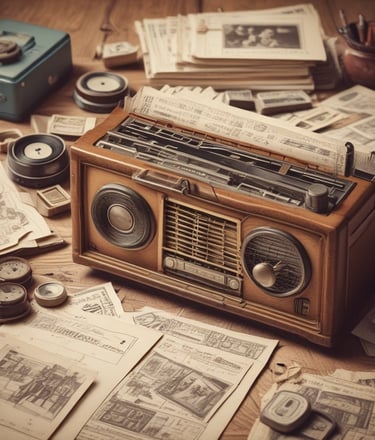 A stylish vintage clothing display showcasing retro apparel.