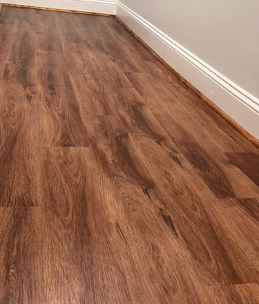 LVP flooring installation completed in Matthews NC