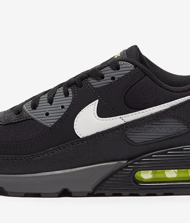 Nike Air Max 90 Black Neon sneaker – Authentic UK edition – Stylish streetwear shoes