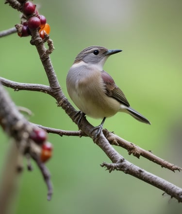 A cozy arrangement of dried herbs and freshly brewed herbal tea in clear glass cups on a wooden table.