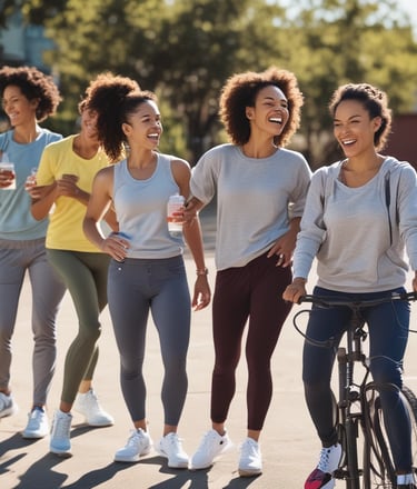 A cozy flat lay of women's stylish apparel with accessories and a gift box on a soft linen background.