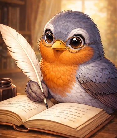 A robin avatar for Robyn Mearsley