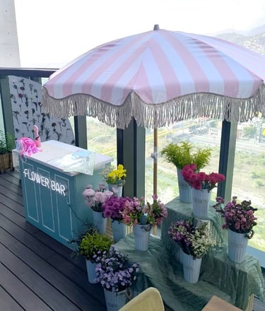 flower bar  monterrey diseño floral Amor de Flores