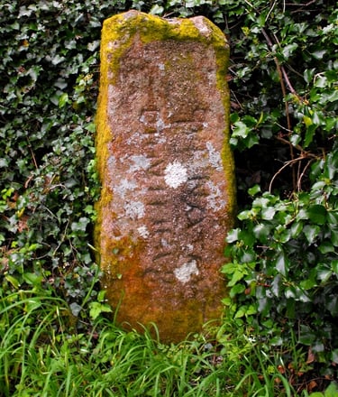 Color photo of Bleu Bridge Runestone 462 - Gulval Parish, Cornwall