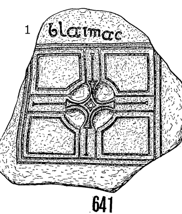 Clonmacnois Runestone 639 - Barony of Garrycastle, County of Offally, Ireland (400 CE)