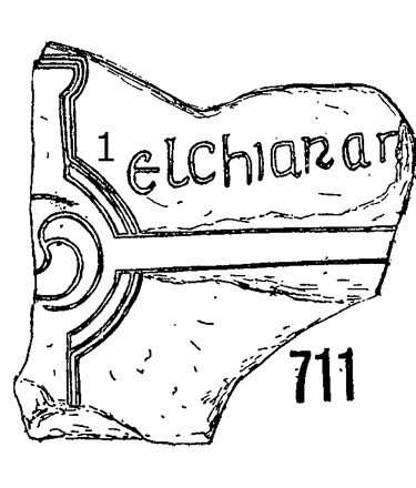Clonmacnois Runestone 711 - Barony of Garrycastle, County of Offally, Ireland (400 CE)
