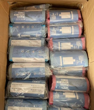 Pedido de toallas de pilates antideslizante