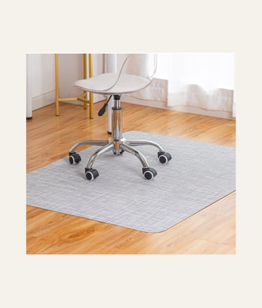Baroyal Office Chair Mat for Hardwood Floor Under Desk Computer - Mist 36 by 48