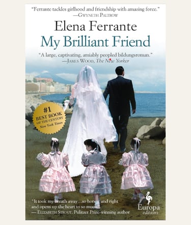 My Brilliant Friend book cover by Elena Ferrante