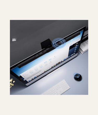 Quntis Computer Monitor Lamp ScreenLinear Pro _Gray