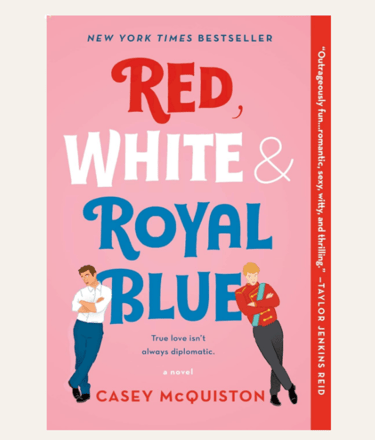 Book cover — Red, White & Royal Blue by Casey McQuiston