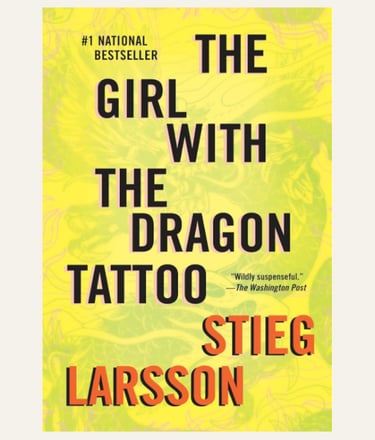 The Girl with the Dragon Tattoo — Stieg Larsson - Book Cover