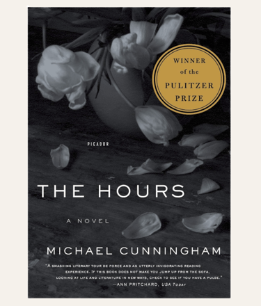 book cover of The Hours - shades of grey and black