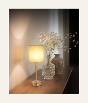 UMEXUS Cordless Table Lamp, Rechargeable Battery