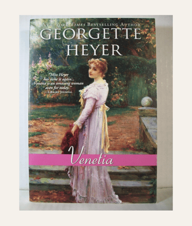 Venetia by Georgette Heyer book cover