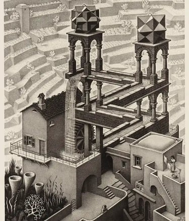 Waterfall, 1961 Litograph ©16mag