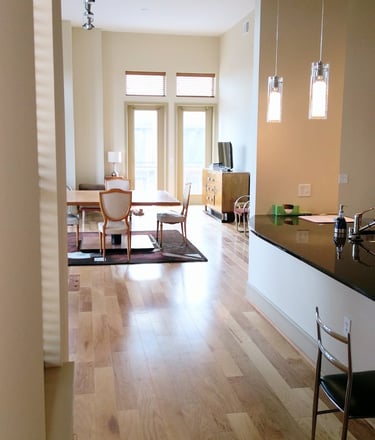 Complete build out condo with 14’ ceilings