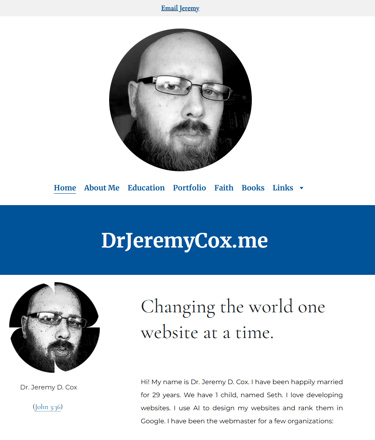 Dr Jeremy Cox