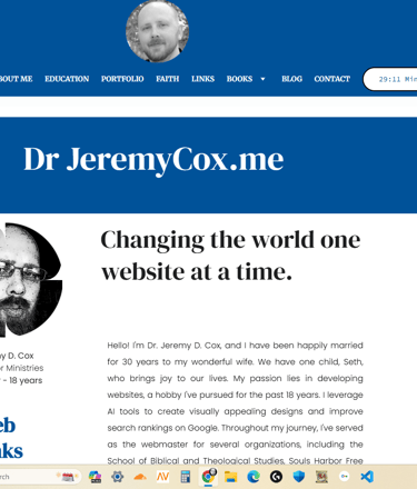 DrJeremyCox.me