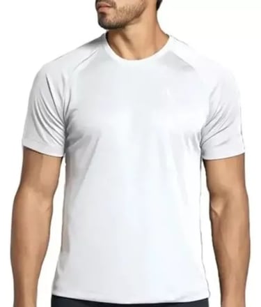 Camiseta manga curta branca