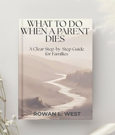 what to do when a parent dies book cover