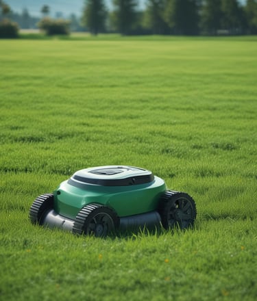A modern robotic device displayed in a sleek online store setting.