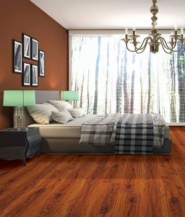 8mm laminate flooring installed image