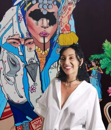 portrait artiste peintre MK