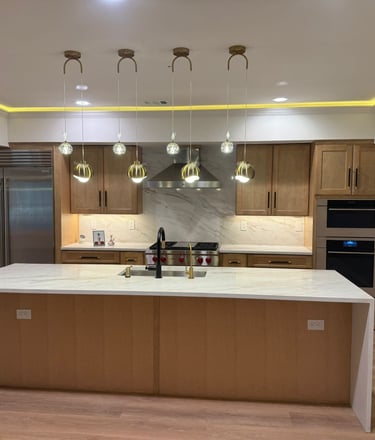 Basement renovation in Georgia