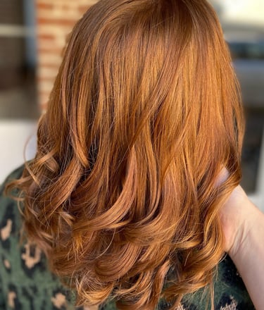 colorations végétales roux