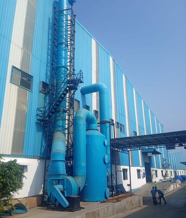 FUMES SCRUBBING SYSTEM FOR ACIDIC FUMES GENERATING DURING ELECTROPLATIG PROCESS.