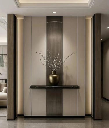 iç mekân tadilatında salon tasarımı uygulaması